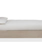 Camden California King-size Shiplap Oak Wood Platform Bed in Chai