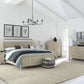 Camden Full-size Shiplap Oak Wood Platform Bed in Chai