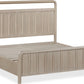 Camden Full-size Shiplap Oak Wood Platform Bed in Chai