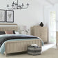 Camden Six Drawer One Door Oak Wood Chest in Chai