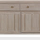 Camden Two Drawer Two Door Oak Wood Sideboard in Chai