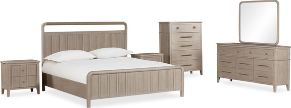 Camden Wall or Dresser Mirror in Chai