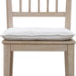 Camden Wood Dining Chair with Detachable Cushion in Chai and Oat