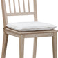 Camden Wood Dining Chair with Detachable Cushion in Chai and Oat