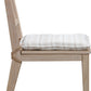 Camden Wood Dining Chair with Detachable Cushion in Chai and Oat
