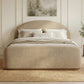 Colton Uph QN Bed - Sourdough