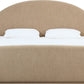 Colton Uph QN Bed - Sourdough