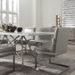 Coral Marble Rectangular Dining Table