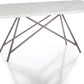 Coral Marble Rectangular Dining Table