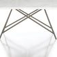 Coral Marble Rectangular Dining Table