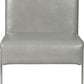 Coral Synthetic Leather Upholstered Dining Chair