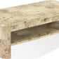 Cosmo Mappa Burl Coffee Table in Amber Kiss