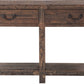 Craster Reclaimed Wood Console Table in Smoky Taupe