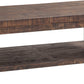 Craster Reclaimed Wood Rectangular Coffee Table in Smoky Taupe