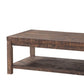 Craster Reclaimed Wood Square Side Table in Smoky Taupe