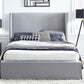 Cresta Full-Size Upholstered Skirted Storage Panel Bed in Fog