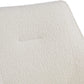 Cyrus Upholstered Dining Chair in Cottage Cheese Boucle and Brushed Bronze Metal