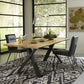 Demi Hairpin Leg Modern Dining Chair in Cobalt