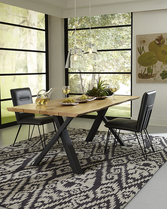 Demi Hairpin Leg Modern Dining Chair in Cobalt