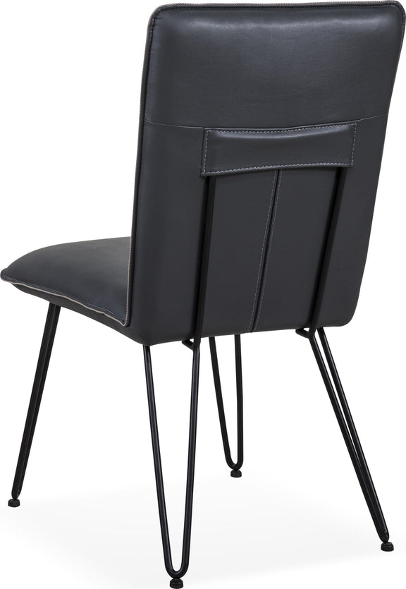 Demi Hairpin Leg Modern Dining Chair in Cobalt