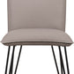 Demi Hairpin Leg Modern Dining Chair in Taupe