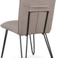 Demi Hairpin Leg Modern Dining Chair in Taupe