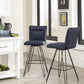 Demi Hairpin Leg Swivel Bar Stool in Cobalt