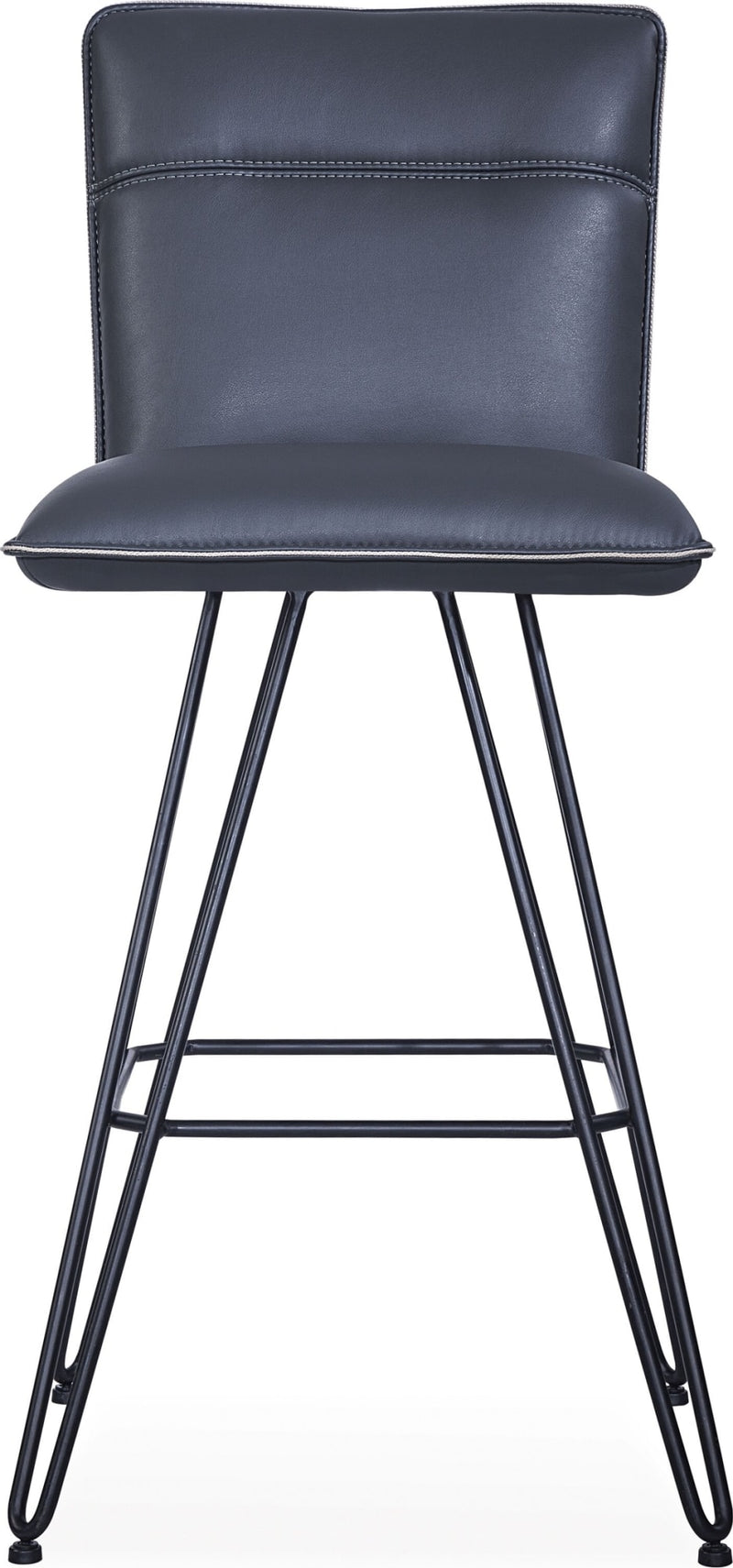Demi Hairpin Leg Swivel Bar Stool in Cobalt