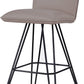 Demi Hairpin Leg Swivel Bar Stool in Taupe