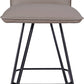 Demi Hairpin Leg Swivel Bar Stool in Taupe