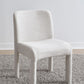 Devon Fully Upholstered Dining Chair in Turtle Dove Linen