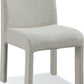 Devon Fully Upholstered Dining Chair in Turtle Dove Linen