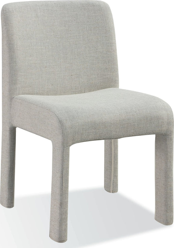Devon Fully Upholstered Dining Chair in Turtle Dove Linen