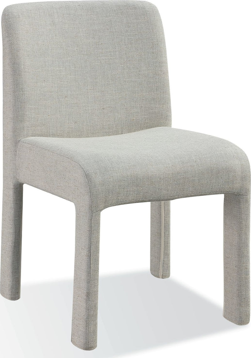 Devon Fully Upholstered Dining Chair in Turtle Dove Linen
