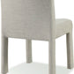 Devon Fully Upholstered Dining Chair in Turtle Dove Linen