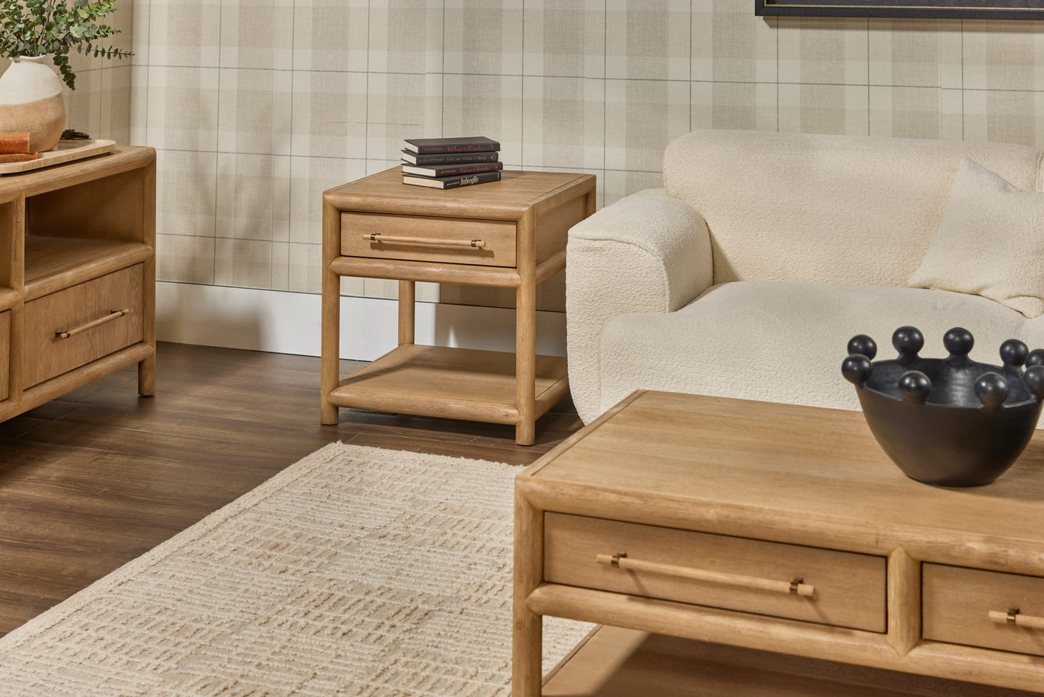 Dorsey End Table - Granola