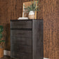 Dorsey Five Drawer Chest in Basalt Grey