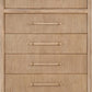 Dorsey Five Drawer Chest in Granola