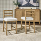 Dorsey Ldd Bk Cnt Stool - Rctt