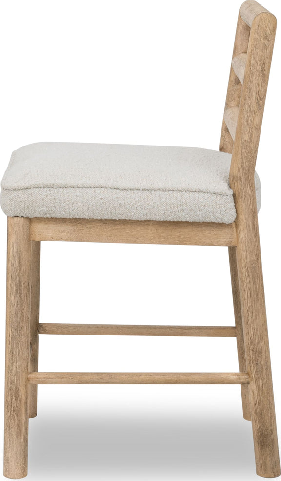 Dorsey Ldd Bk Cnt Stool - Rctt