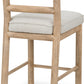 Dorsey Ldd Bk Cnt Stool - Rctt