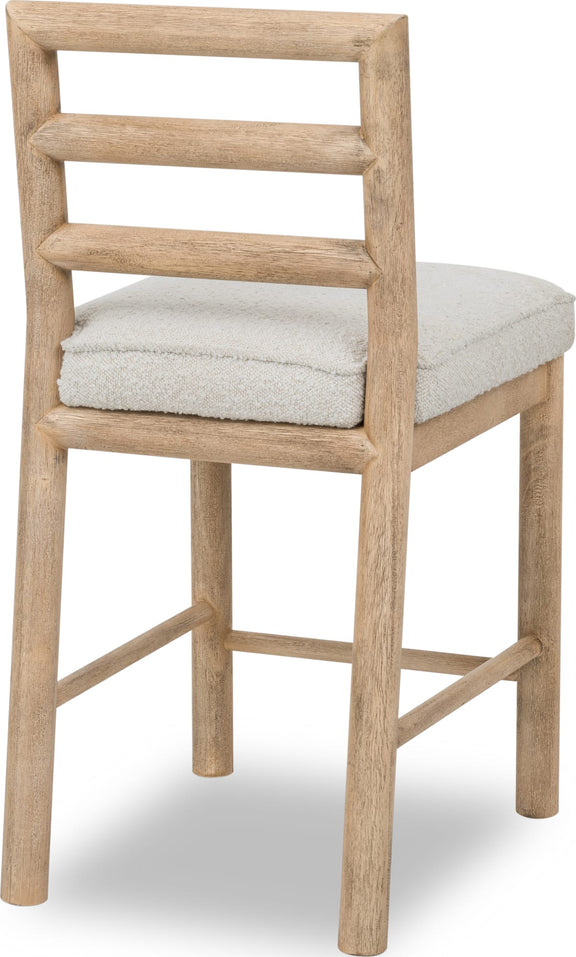 Dorsey Ldd Bk Cnt Stool - Rctt
