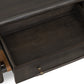 Dorsey One Drawer USB-charging Nightstand in Basalt Grey