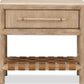 Dorsey One Drawer USB-charging Nightstand in Granola
