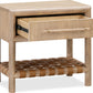 Dorsey One Drawer USB-charging Nightstand in Granola