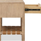 Dorsey One Drawer USB-charging Nightstand in Granola
