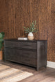 Dorsey Six Drawer Dresser in Basalt Grey