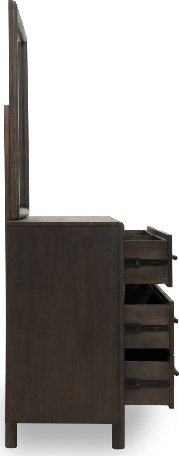 Dorsey Six Drawer Dresser in Basalt Grey