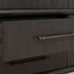 Dorsey Six Drawer Dresser in Basalt Grey