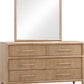 Dorsey Six Drawer Dresser in Granola